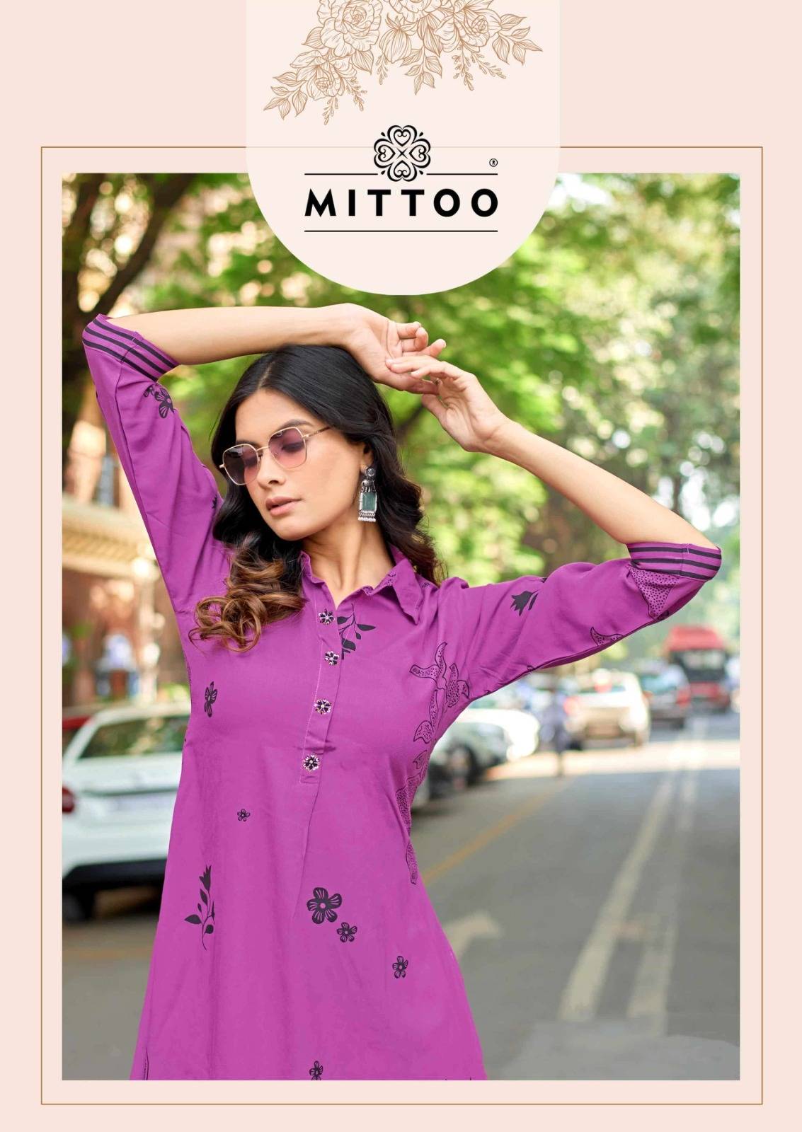 Rasika By MITTOO 3001 To 3006 Series Beautiful Festive Suits Colorful Stylish Rayon Print Co-ord sets At Wholesale Price